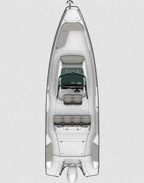 Layout Axopar 29 Sun Top