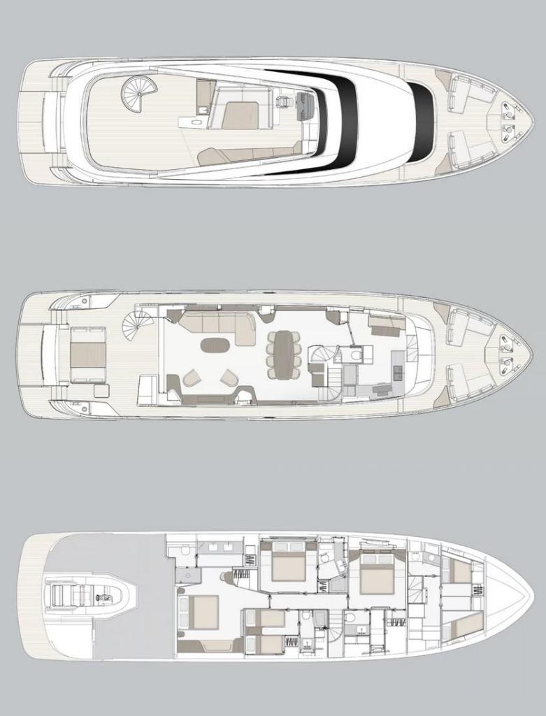 Layout Azimut Magellano 25M