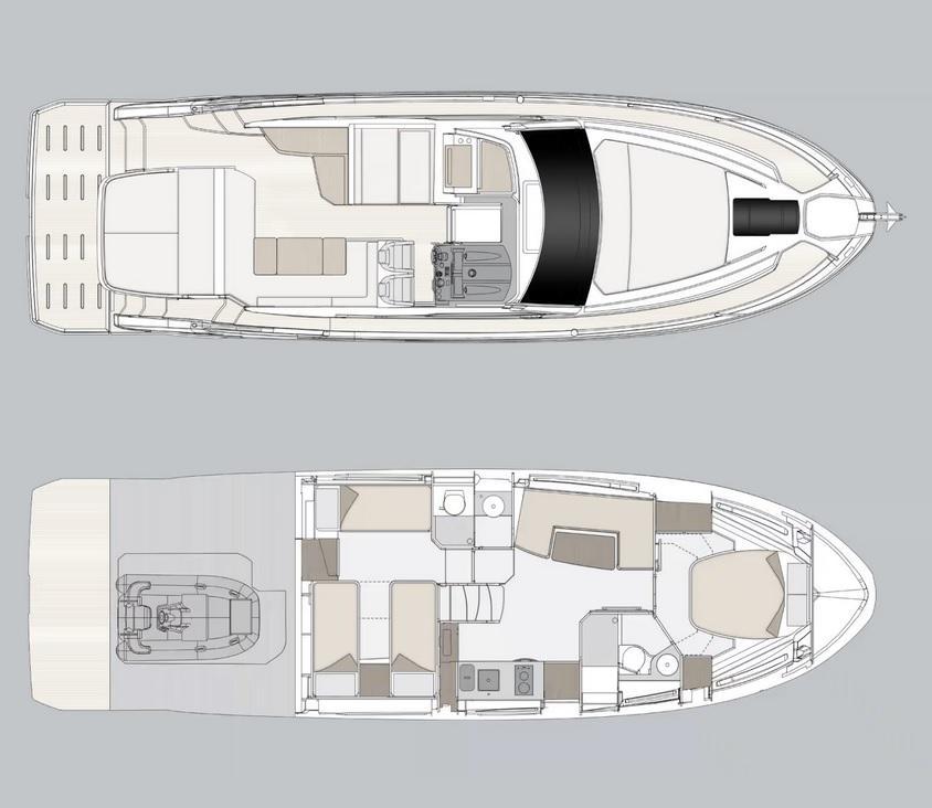 Layout Azimut Atlantis 45