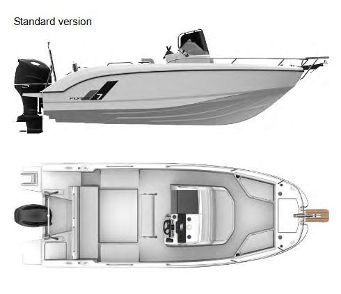 Layout Beneteau Flyer 7 SPACEdeck