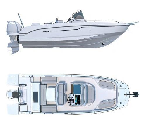 Layout Beneteau Flyer 8 SPACEdeck