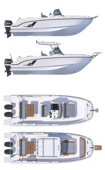 Layout Beneteau Flyer 9 SPACEdeck