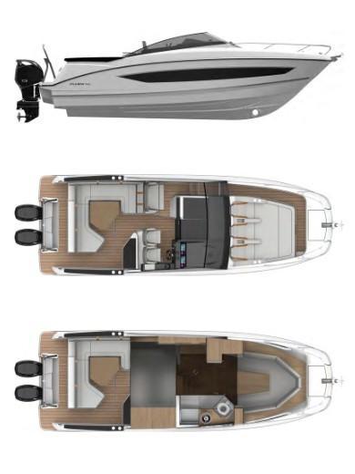 Layout Beneteau Flyer 10