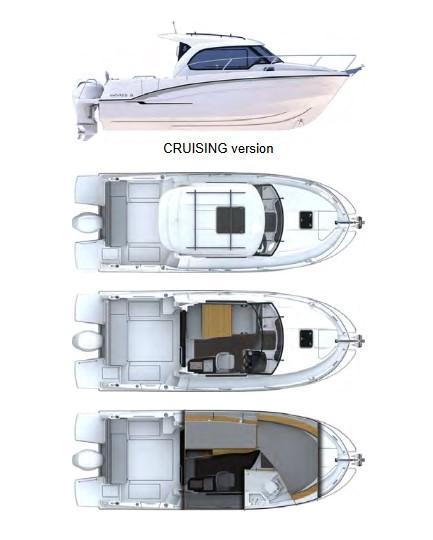 Layout Beneteau Antares 8
