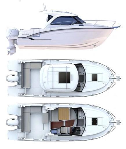 Layout Beneteau Antares 7