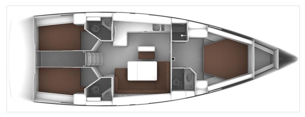 Layout Bavaria Cruiser 46