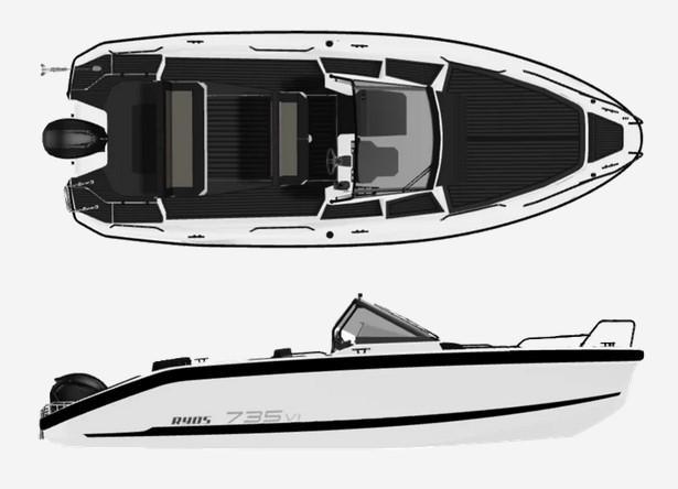 Layout Ryds 735 VI Outboard