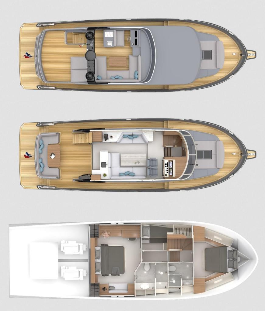 mise en page Boarnstream Boarncruiser 53 Ocean – Flybridge