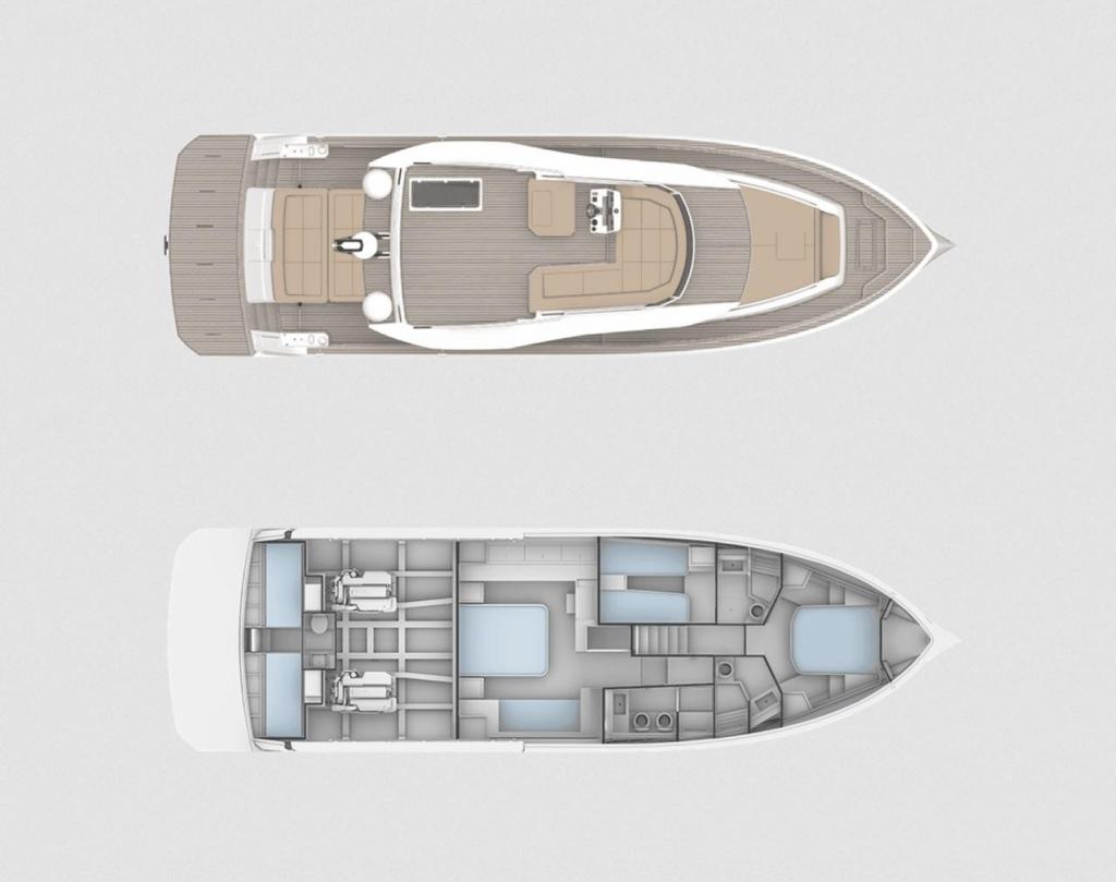 Layout Pardo Yachts E60