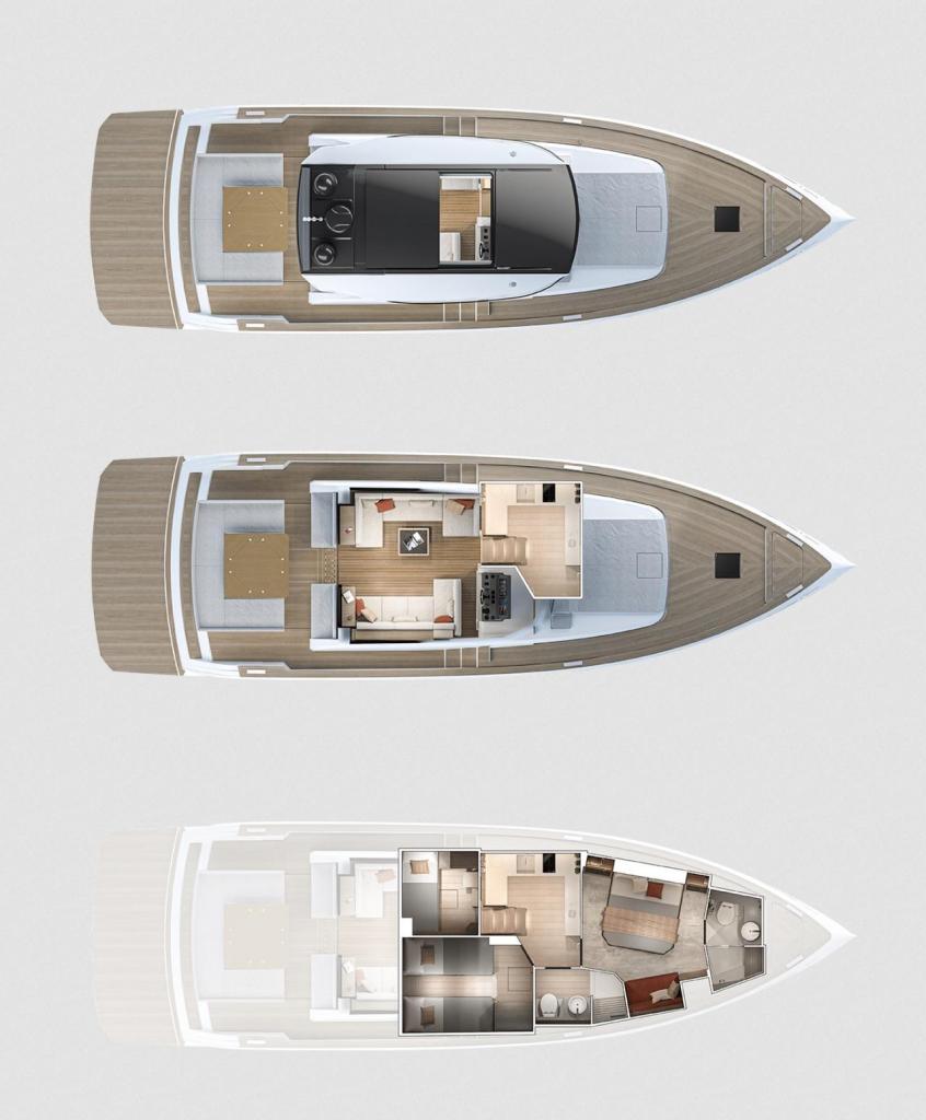 mise en page Pardo Yachts GT52