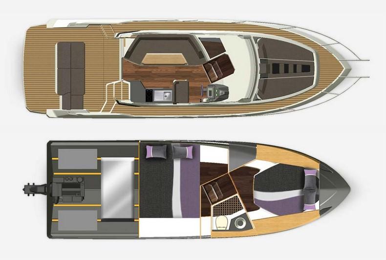 Layout Galeon 300 Fly