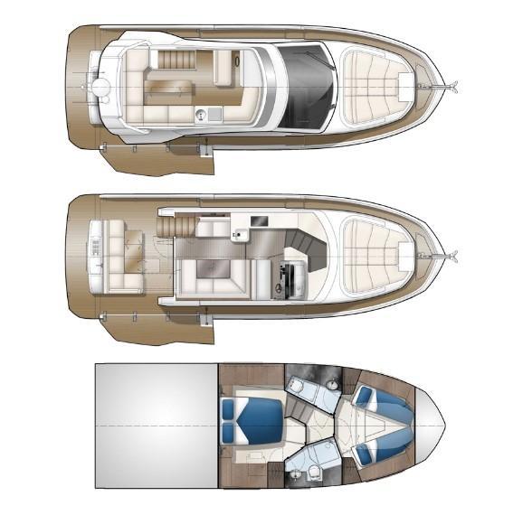 mise en page Galeon 400 Fly