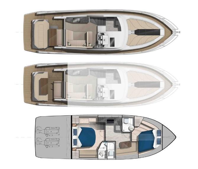mise en page Galeon 425 HTS