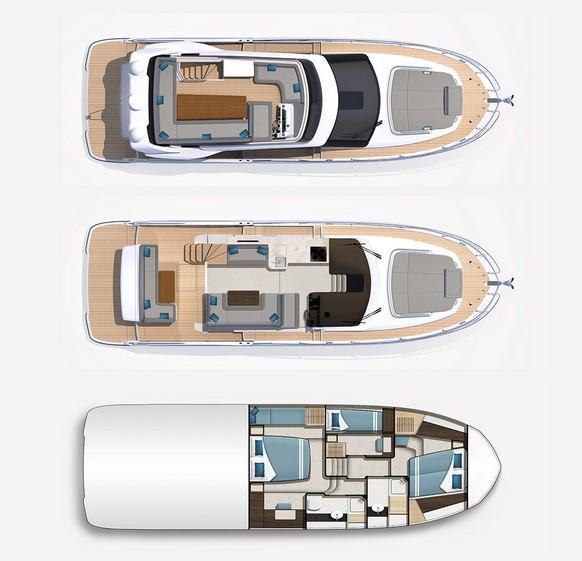 Layout Galeon 440 FLy