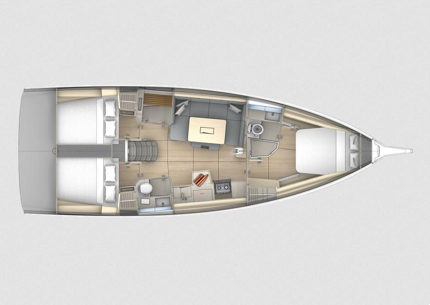 Layout Dufour 41