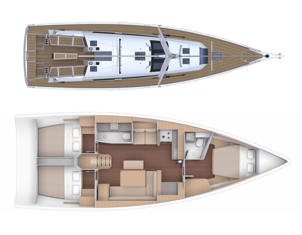 Layout Dufour 430