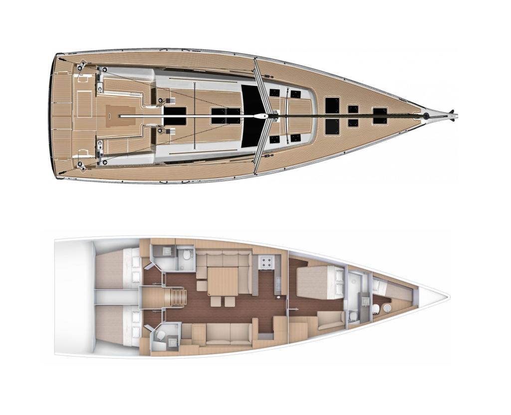 Layout Dufour 56