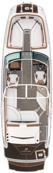 Layout Four Winns HD8 Surf