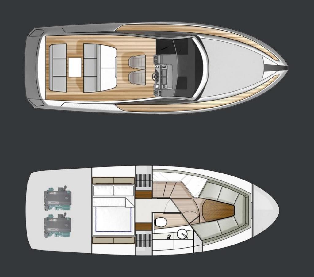 Layout Fairline 33