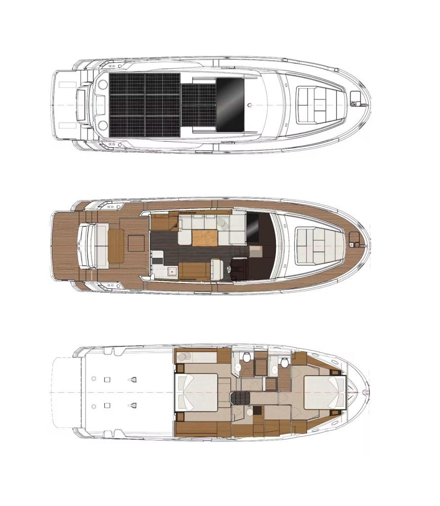 Layout Greenline 45 Coupe