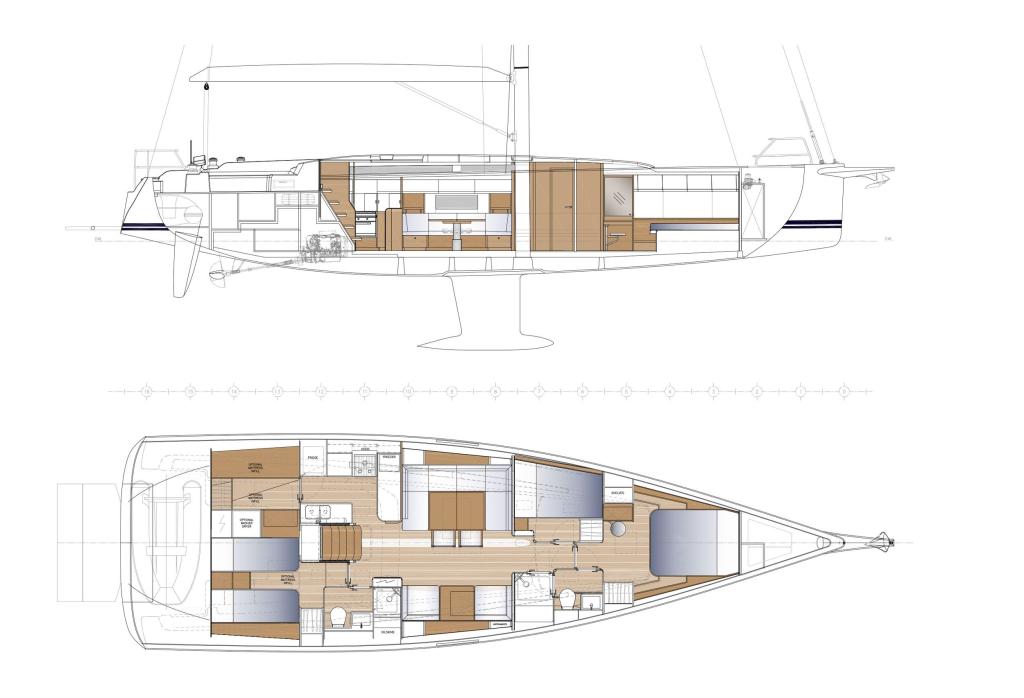 Layout Nautors Swan Swan 55