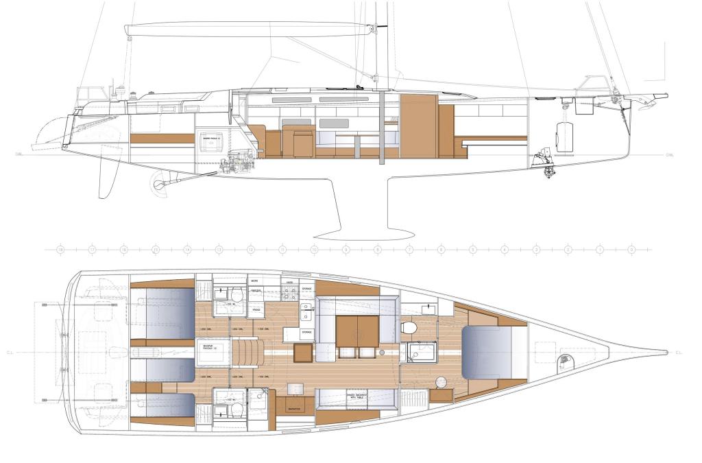 Rozložen&iacute; Nautors Swan Swan 58