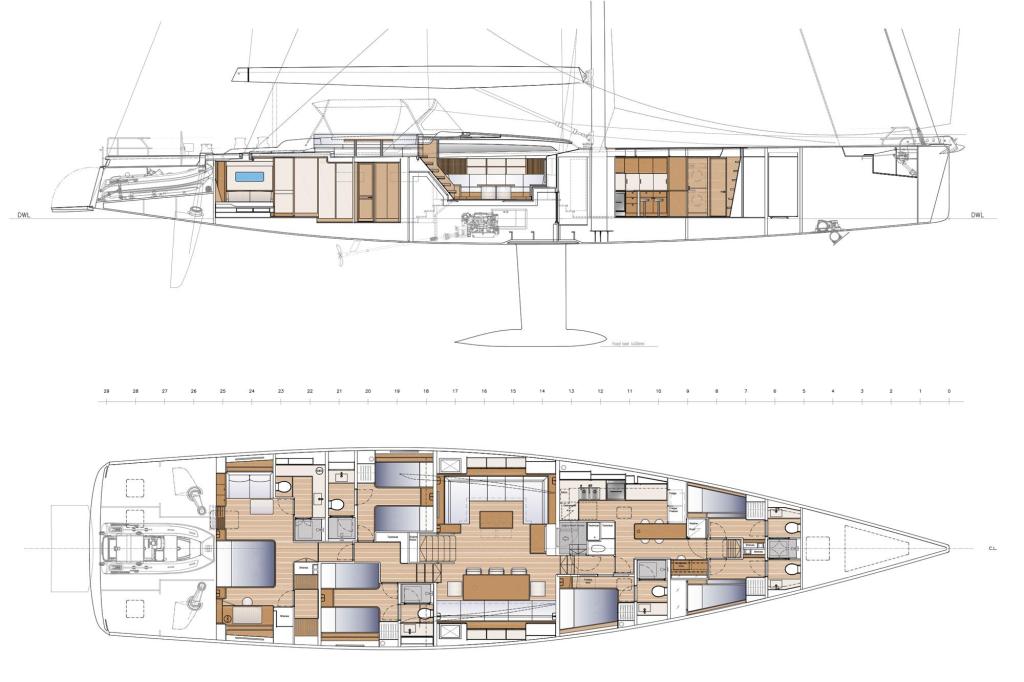 Layout Nautors Swan Swan 98