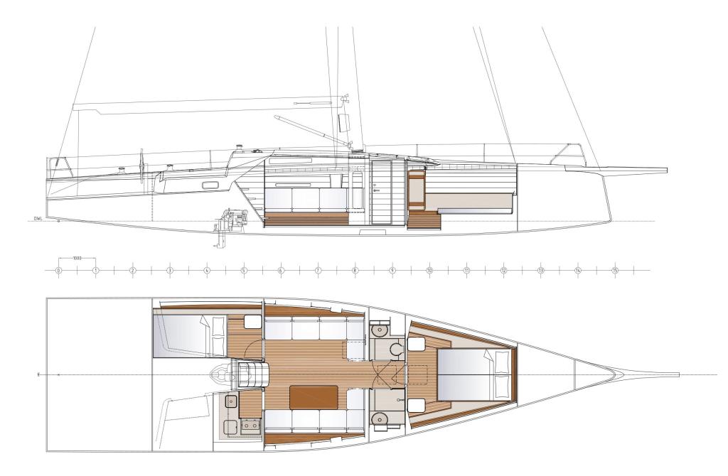 Layout Nautors Swan ClubSwan 50