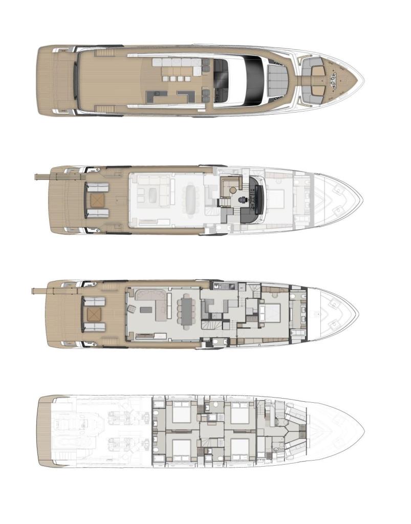 Layout Ferretti 1000