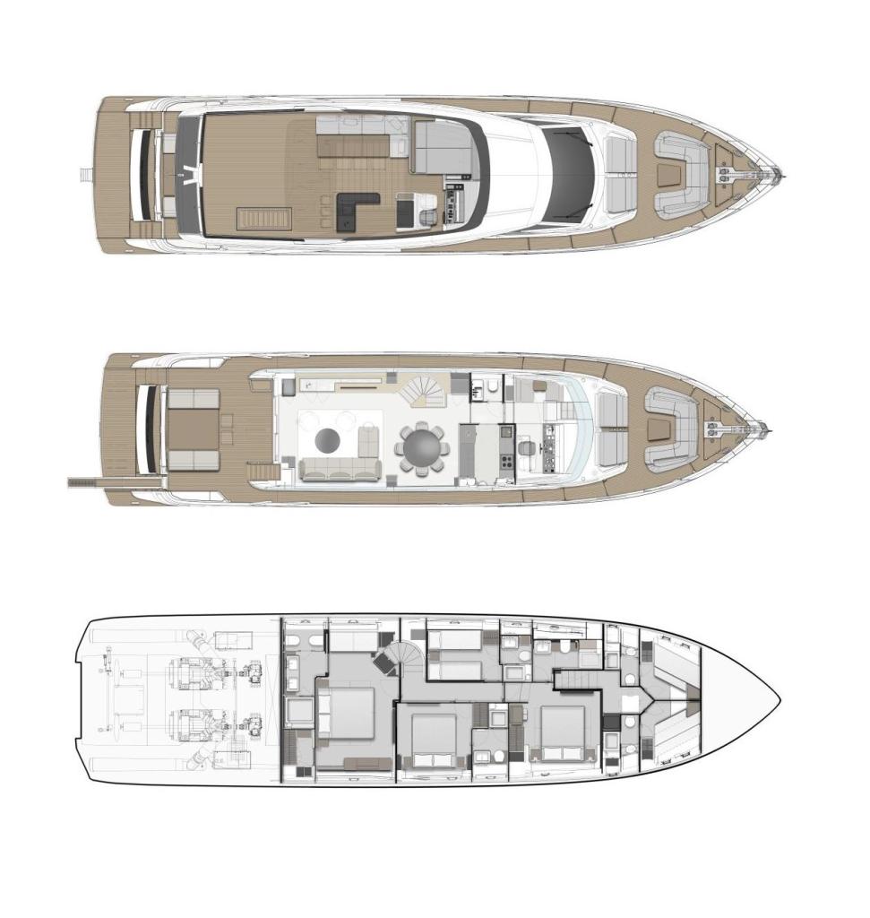 Layout Ferretti 860
