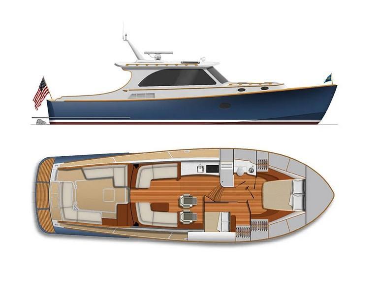 Layout Hinckley Talaria 43 MK II