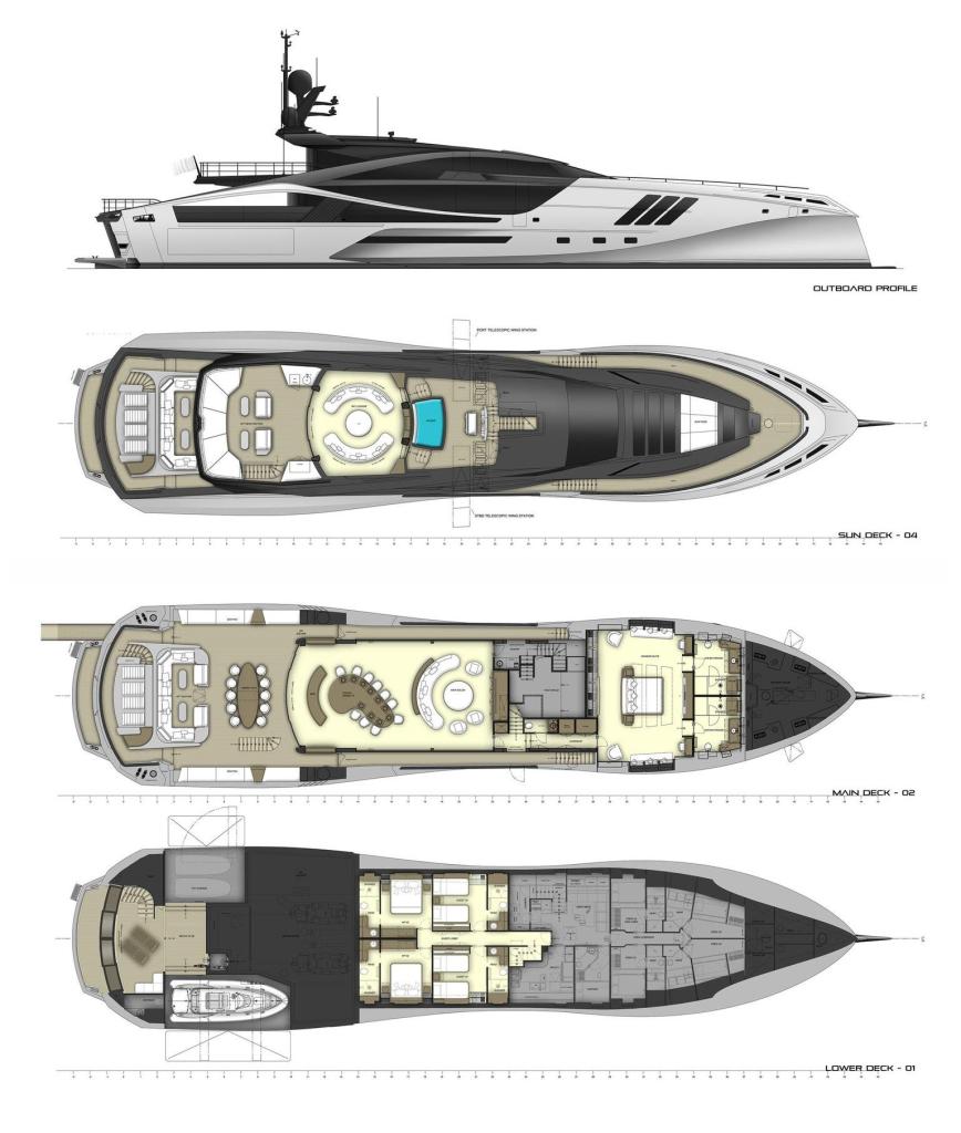 Layout Palmer Johnson Supersport 48M