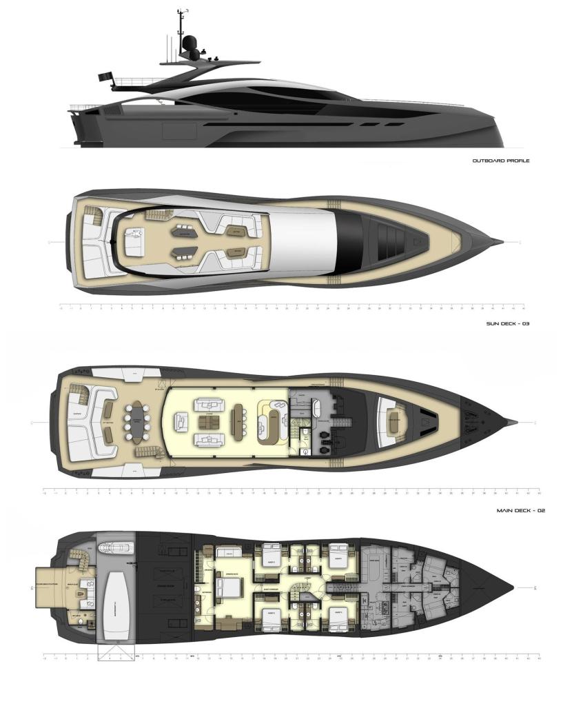 Layout Palmer Johnson Supersport 42M