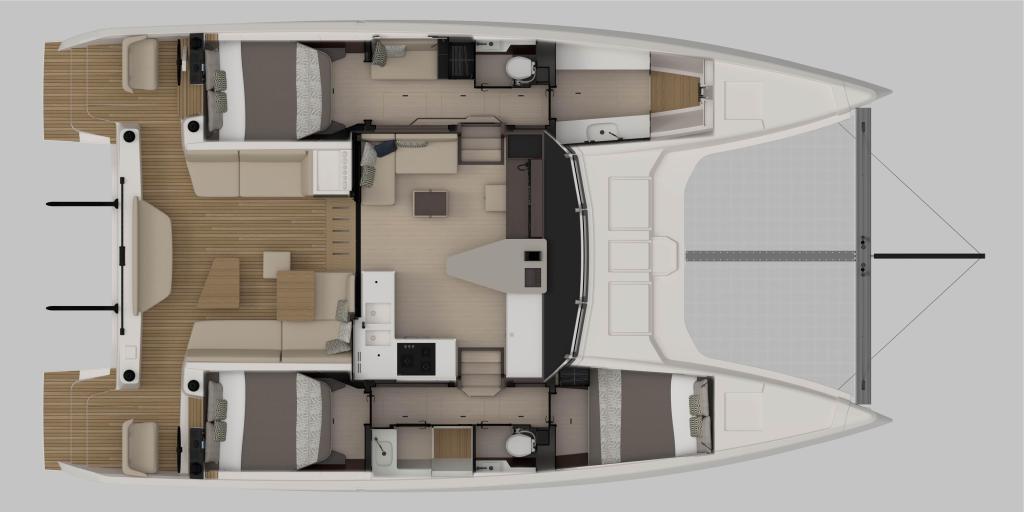 Layout Nautitech 48 Open