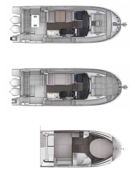 mise en page Jeanneau Merry Fisher 895 S2
