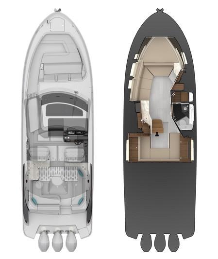 Layout Sea Ray Sundancer 370 Outboard