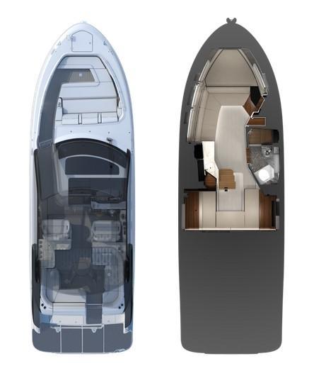 Layout Sea Ray Sundancer 370