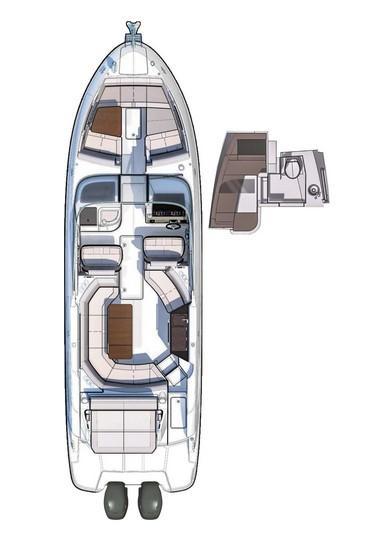 mise en page Sea Ray SLX 350 Outboard