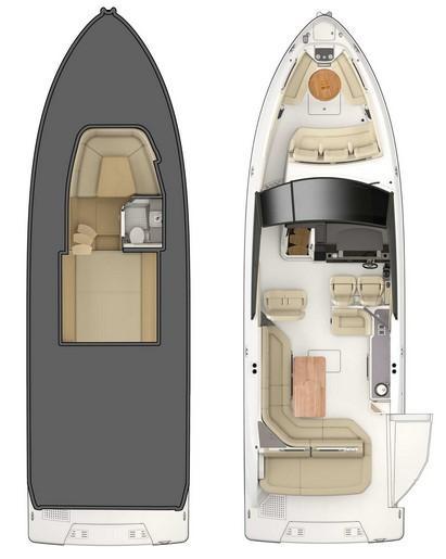 Layout Sea Ray SLX 400
