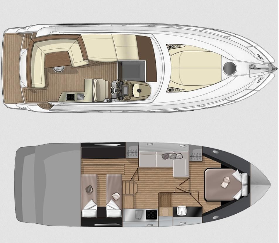 Layout Sessa Cruiser C 38