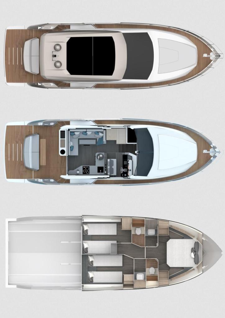 Layout Sessa Yacht C47