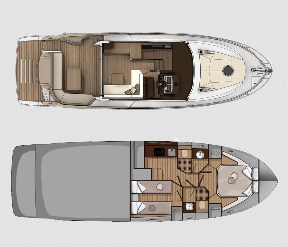 Layout Sessa Yacht C42