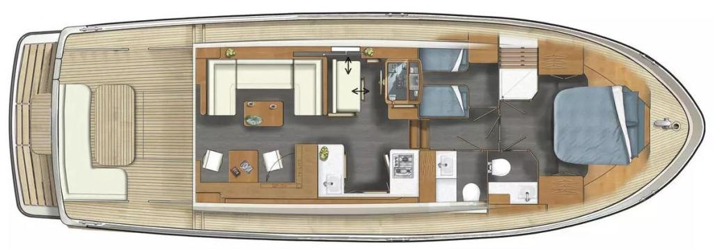Layout Linssen Grand Sturdy 45.0 Sedan