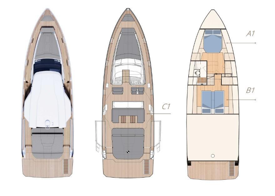 Layout Fjord 490 Open