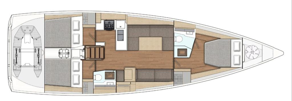 mise en page X-Yachts X4.9 MkII
