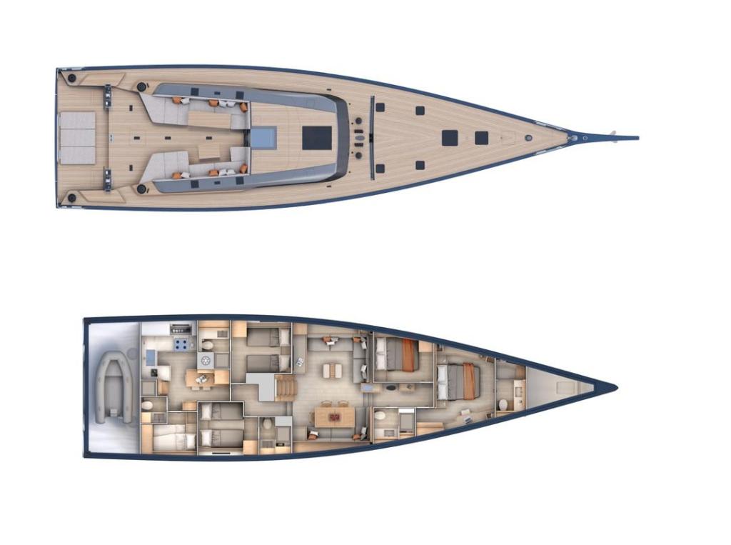 Layout Grand Soleil GS 80 LC