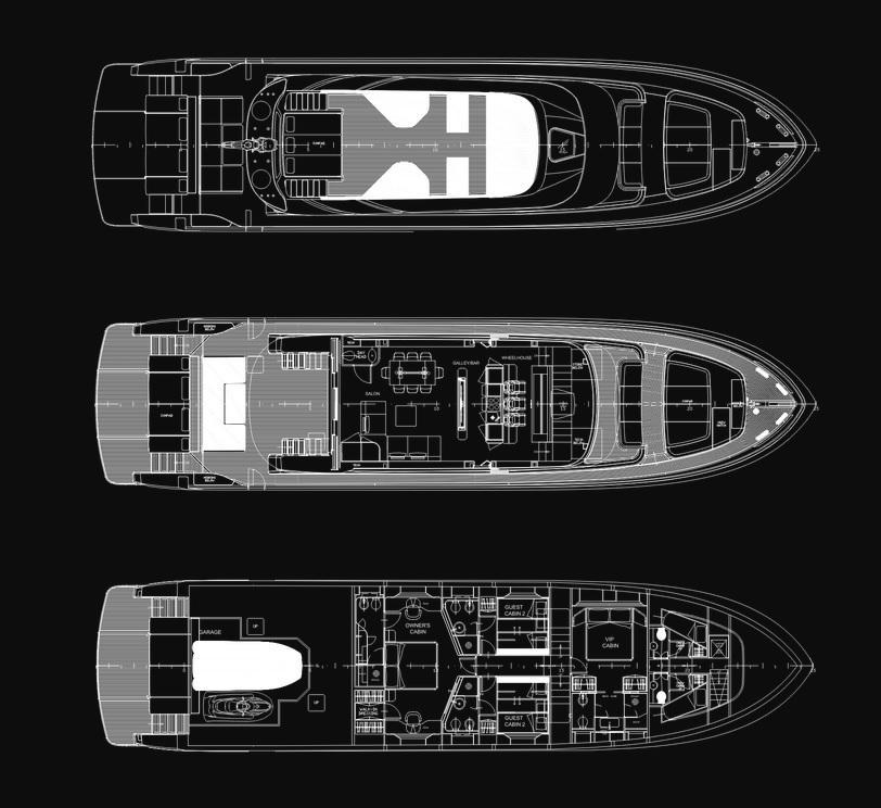 Layout AB Yachts AB 95