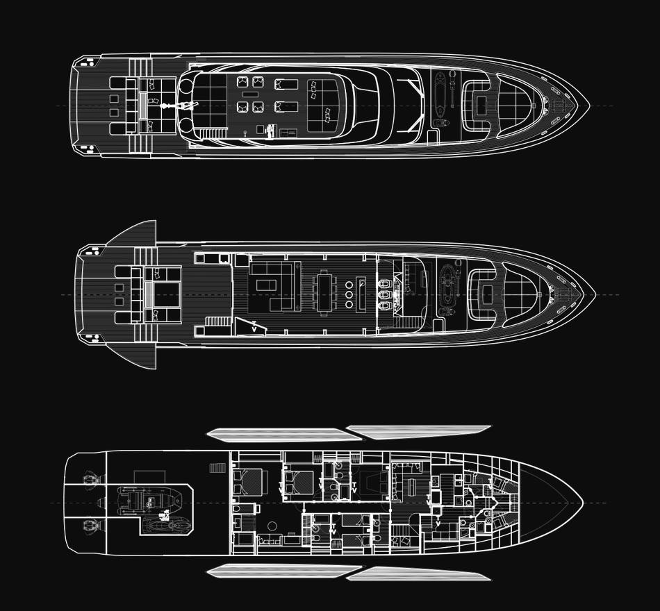 Layout AB Yachts AB 130