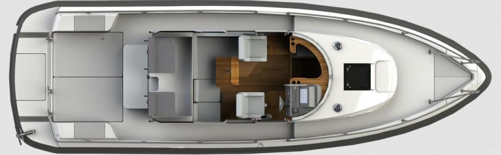 Layout Paragon 31 Flybridge
