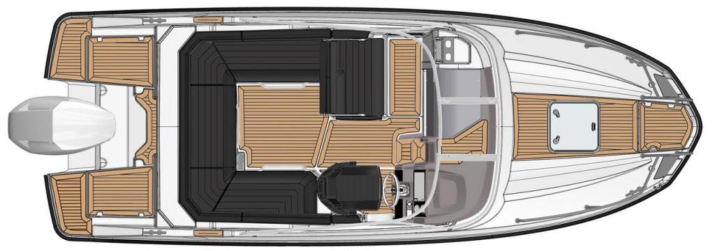 Layout Finnmaster T6 Day Cruiser